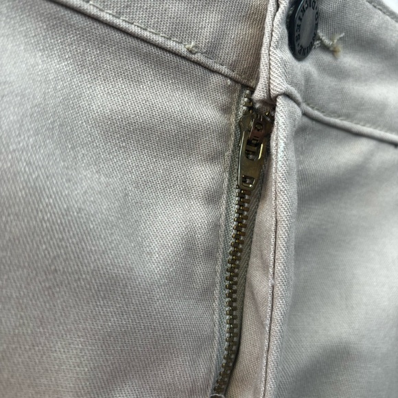 Vintage Genuine Dickies Women’s Khaki Mini Skirt Size 10 Minimalist Y2K - Picture 5 of 10